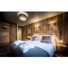 Lit double chambre Jean Blanc l'Etagne Courchevel